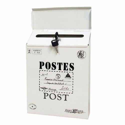 Wall mounted mailbox - with, lock