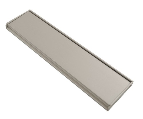 Aluminium letter plate - aluminium,